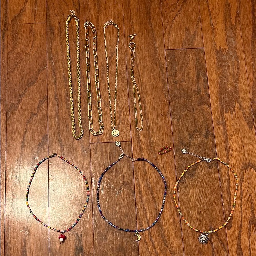 NECKLACES — mix of necklaces, necklaces grab bag